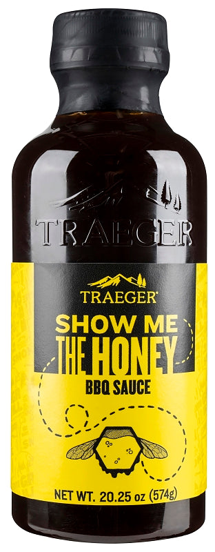 Traeger SAU050 Show Me The Honey BBQ Sauce, Savory, Sweet, 20.25 oz Bottle