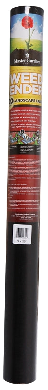Master Gardner 304 Landscape Fabric, 50 ft L, 1.8 oz/sq-yd Coverage Area, 3 ft W