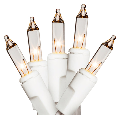 Hometown Holidays U10Y082F Light Set, Christmas, 120 V, 40.8 W, 100-Lamp, Incandescent Lamp, Clear Lamp, 21.96 ft L