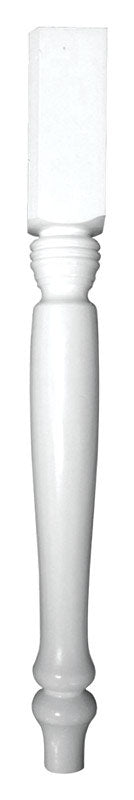 Minwax Wood Table Leg Country Pine 21 in. H White