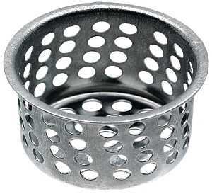 Danco 80058 Sink Strainer, 1.03 in ID x 1.25 in OD Dia, Brass, Chrome