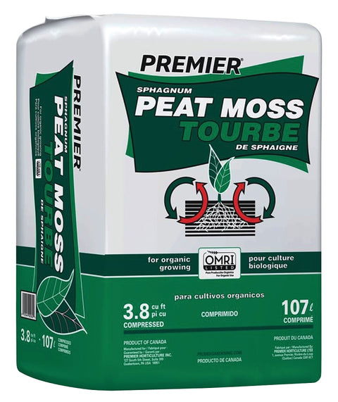 Premier 0082P Peat Moss, 3.8 cu-ft Bale