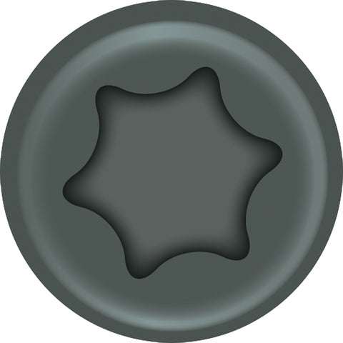 ProFIT 0297109 Deck Screw, #8 Thread, 1-5/8 in L, Coarse Thread, Bugle Head, Star Drive, Sharp Point, Coated