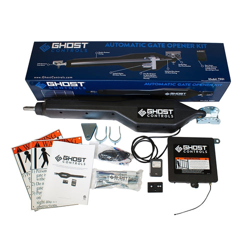 Ghost Controls TSS1 Gate Opener Kit, Includes: Single Operator Arm with 6 ft of cable