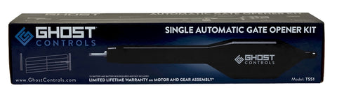 Ghost Controls TSS1 Gate Opener Kit, Includes: Single Operator Arm with 6 ft of cable