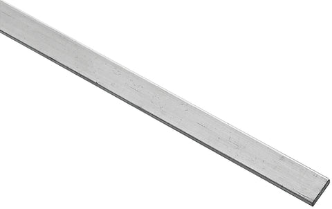 National Hardware 4200BC Series N247-015 Flat Bar, 1/2 in W, 72 in L, 1/8 in Thick, Aluminum, Mill