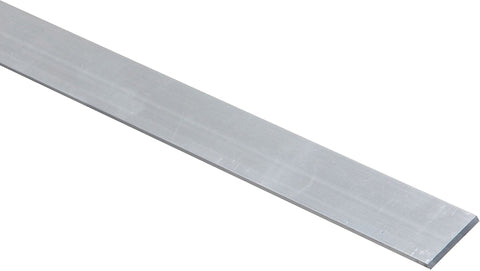 National Hardware 4200BC Series N247-072 Flat Bar, 1 in W, 72 in L, 1/8 in Thick, Aluminum, Mill