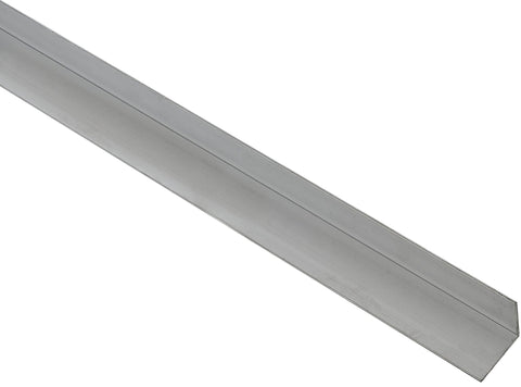 National Hardware 4203BC Series N247-361 Angle Stock, 1-1/2 in L Leg, 72 in L, 1/16 in Thick, Aluminum, Mill