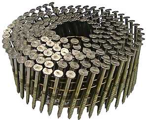 ProFIT 0634171 Framing Nail, Wire Weld Collation, 3 in L, 11 Gauge, Steel, Galvanized, Round Head, Ring Shank