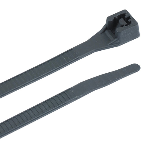 Gardner Bender 45-308UVB Cable Tie, Double-Lock Locking, 6/6 Nylon, Black