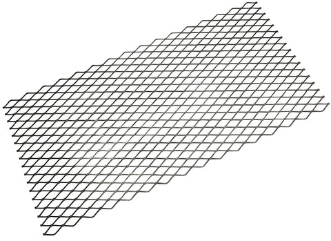 National Hardware 4075BC Series N215-780 Expanded Grid Sheet, 13 Thick Material, 16 in W, 32 in L, Steel, Plain, Pack of 3