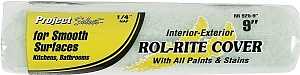 Linzer RR 925 Paint Roller Cover, 1/4 in Thick Nap, 9 in L, Knit Fabric Cover