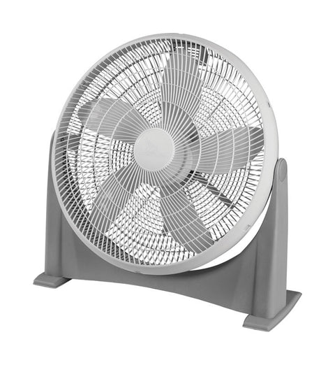 Polar Aire Floor Fan 24.7 in. H x 23.23 in. L x 9.84 in. W x 20 in. Dia. 3 speed AC 5 blade Grey