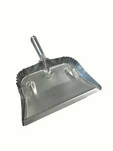 Fulton 182G-20PK Open Dustpan, 7-1/2 in L, 12-3/4 in W, Steel, Silver, Galvanized