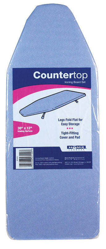 Homz 12 in. H Ironing Board Pad Included