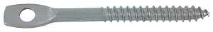 Toolpro 5010 Eye Lag Screw, 3 in L Dimensions, Carbon Steel, Zinc