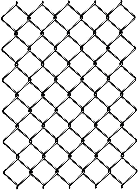Rangemaster 10661 EZ Roll Chain-Link, 50 ft L, 72 in H, 12-1/2 Gauge, Zinc