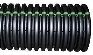 ADS HY-PF1-04-0010 Pipe Tubing, Perforated, Single-Wall, HDPE