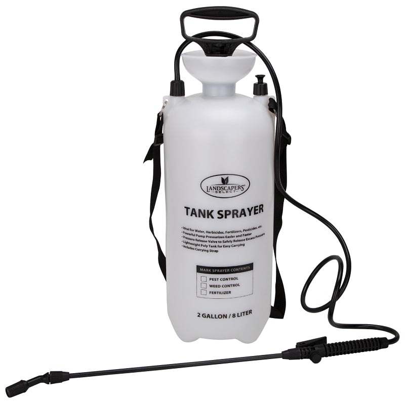 herbicide pump sprayer Landscapers Select SX-8B Compression Tank Sprayer, White, 2 Gallon