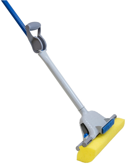 Quickie 055-4 Sponge Mop, Cellulene Sponge Mop Head, Steel Handle