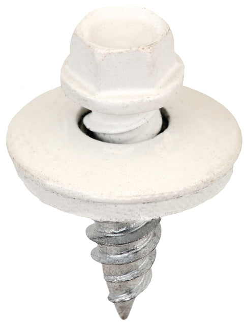 Acorn International SW-SS1234W250 Stitch Screw, #12 Thread, High-Low Thread, Hex Drive, Piercing, Self-Tapping Point, 250/BAG