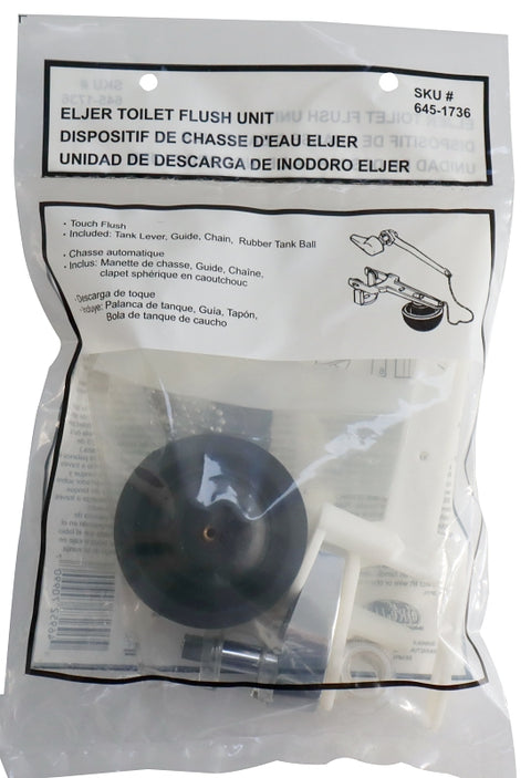 ProSource 070990 Eljer Toilet Flush Valve Assembly, For: Eljer Touch-Flush Unit