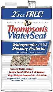 Thompson's WaterSeal TH.023111-03 Masonry Protector, Clear, 1.2 gal, Pack of 4