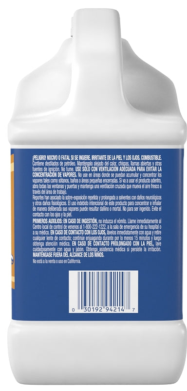 Klean Strip GKSP94214 Mineral Spirit Thinner, Light Yellow, 1 gal, Can, Liquid, Pack of 4