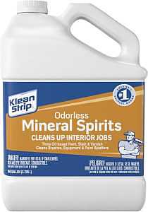 Klean Strip GKSP94214 Mineral Spirit Thinner, Light Yellow, 1 gal, Can, Liquid, Pack of 4