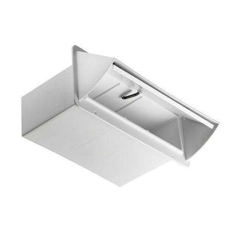 Lambro 1170W Wall Cap, Plastic, White, For: 10 x 3-1/4 in Hoods
