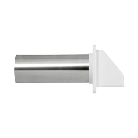 Lambro 222WS Hood Vent, 5-1/2 in W Hood, 5.69 in H Hood, 3 in Duct, Plastic Hood, White Hood