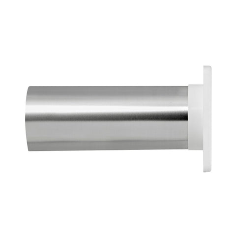 Lambro 267WS Louvered Vent, 5.44 in Dia, 10.63 in L, Plastic, White, Wall Installation