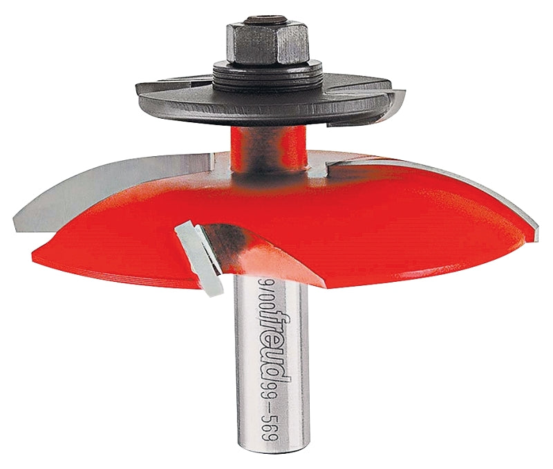 Freud 99-569 Router Bit, 3 in OAL, 1/2 in Dia Shank, For: Table-Mounte ...