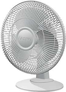 Lasko 2012 Table Fan, 3-Speed, White