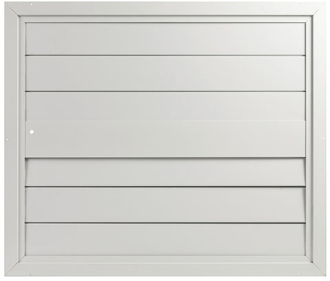 Master Flow S36N Automatic Fan Shutter, 42-1/2 in L, 37-3/4 in W, Aluminum, Enamel