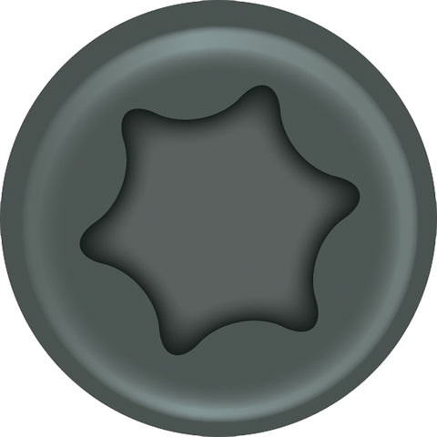 ProFIT 0297134/281134 Deck Screw, #8 Thread, 2 in L, Coarse Thread, Bugle Head, Combo Drive, Sharp Point, Gray