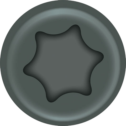 ProFIT 0297154 Deck Screw, 2-1/2 in L, Coarse Thread, Bugle Head, Star Drive, Sharp Point, Ceramic