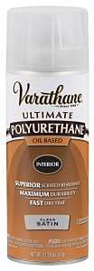 Varathane 9181 Polyurethane, Liquid, Clear, 11.25 oz, Aerosol Can