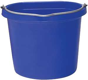 Fortex-Fortiflex 1302040 Bucket, 20 qt Volume, Polyethylene Resin, Blue