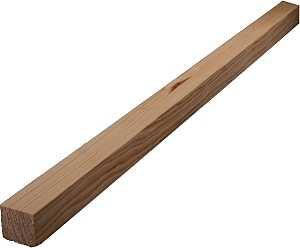 ALEXANDRIA Moulding L238A-20096C1 Parting Stop Moulding, 8 ft L, 11/16 in W, Pine, Pack of 4