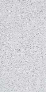 USG Fifth Avenue 220 Ceiling Panel, 4 ft L, 2 ft W, 5/8 in Thick, Mineral Fiber, White