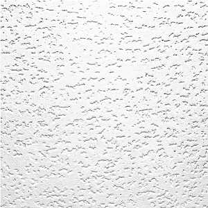 USG 4240 Ceiling Tile, 12 in L, 12 in W, Tivoli Pattern, Staple Flange Edge, Wood