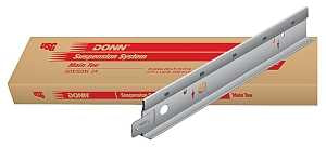 USG DONN SDX/SDXL Series SDKL24 Main Tee, Galvanized Steel, Flat White