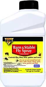 Bonide REVENGE 46178 Barn and Stable Fly Spray, Liquid, Brown/Yellow, Mild Solvent, 12 qt