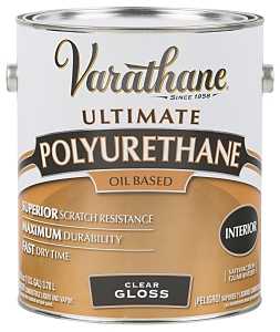 Varathane 9031 Polyurethane, Gloss, Liquid, Clear, 1 gal, Can, Pack of 2