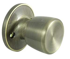 ProSource TS840V-PS Dummy Knob, Tulip Design, 1-3/8 to 1-3/4 in Thick Door, Brass, 65.7 mm Rose/Base
