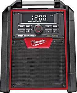 Milwaukee 2792-20 Jobsite Radio, 18 V, 1.5 to 4 Ah, 10-Channel