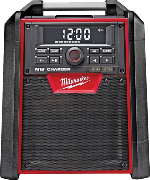 Milwaukee 2792-20 Jobsite Radio, 18 V, 1.5 to 4 Ah, 10-Channel