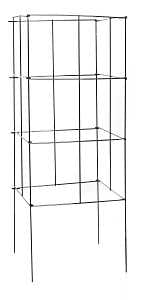 Glamos Wire 701642 Heavy-Duty Square Plant Support, 42 in L, 16 in W, Galvanized Steel, Pack of 10