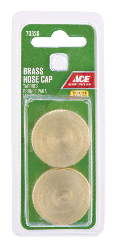 Ace 3/4 in. Brass Hose End Caps Female Threaded